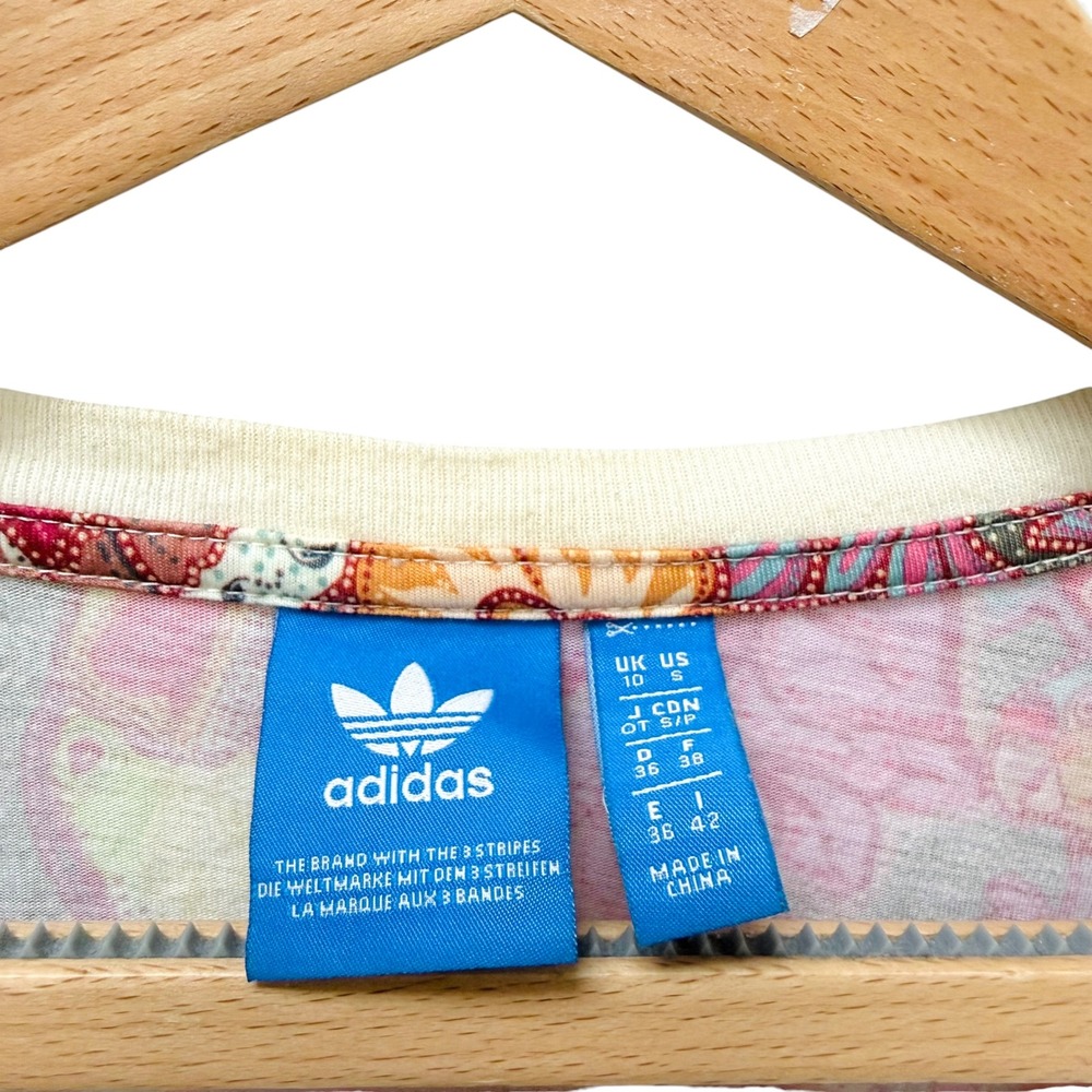 Adidas‎ Originals x Farm Passaredo Tropical Toucan Trefoil T-Shirt S - Picture 4 of 7